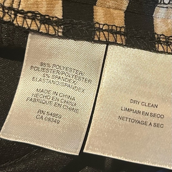 Evan Picone Sleeveless Colorful‎ Batik V-neck Midi Dress Sz 8 - Picture 9 of 9